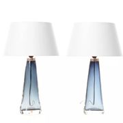 Pair of table lamps in crystal Model RD 1566