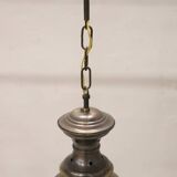 Lampes à Suspension en Laiton et Verre, 1960s, Set de 3
