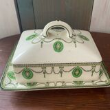 Beurrier en faïence Royal Doulton ancien