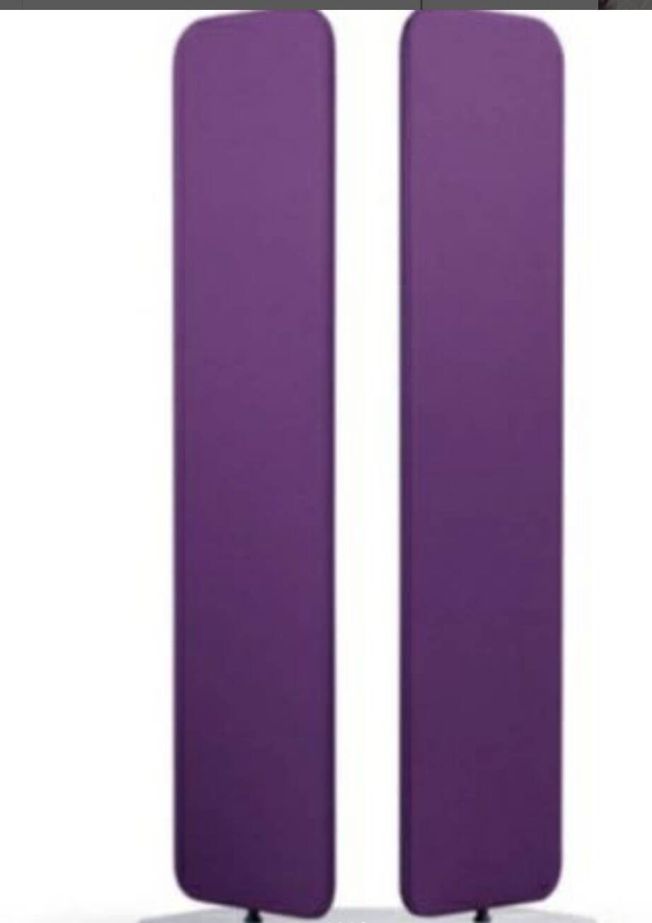 Viswall claustra screen by sedus set of 3 double-leaf screens