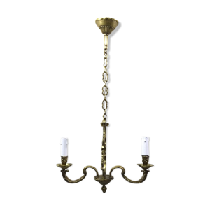 lustre en bronze à 2