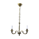 Bronze chandelier with 2 lights