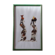 Butterfly wings painting with African women motif