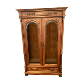 Napoleon III walnut showcase 19th century