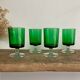 4 petits verres LUMINARC « Suède » verts