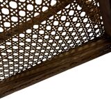 Art Deco chair minimalist oak wicker minimalist design