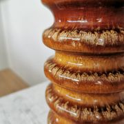 Vase vintage en céramique : poterie ouest-allemande des années 1970