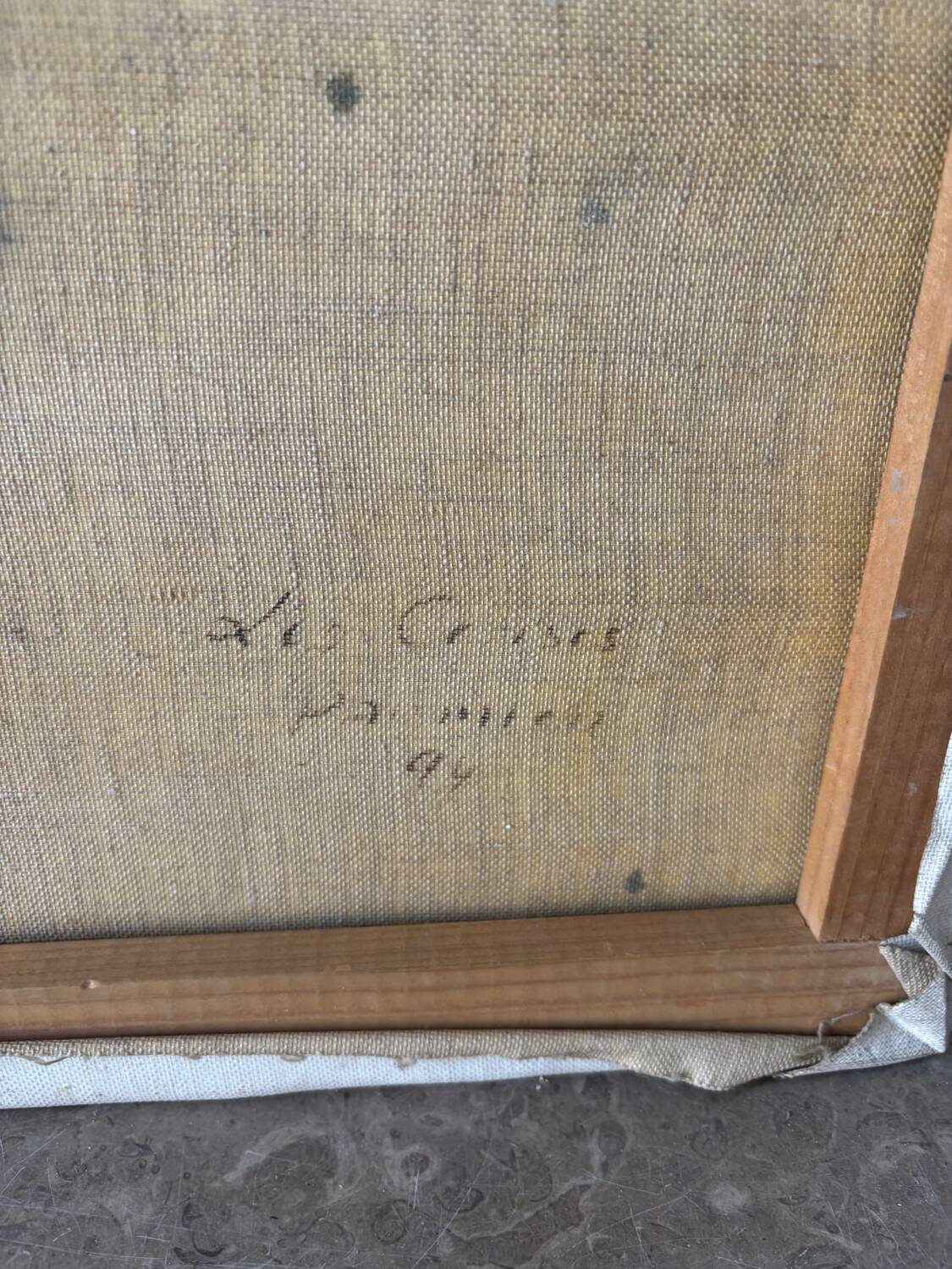 Oil on canvas "The Cherries" signed Paumier, 1994