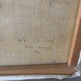 Oil on canvas "The Cherries" signed Paumier, 1994