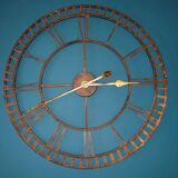 Horloge style industriel