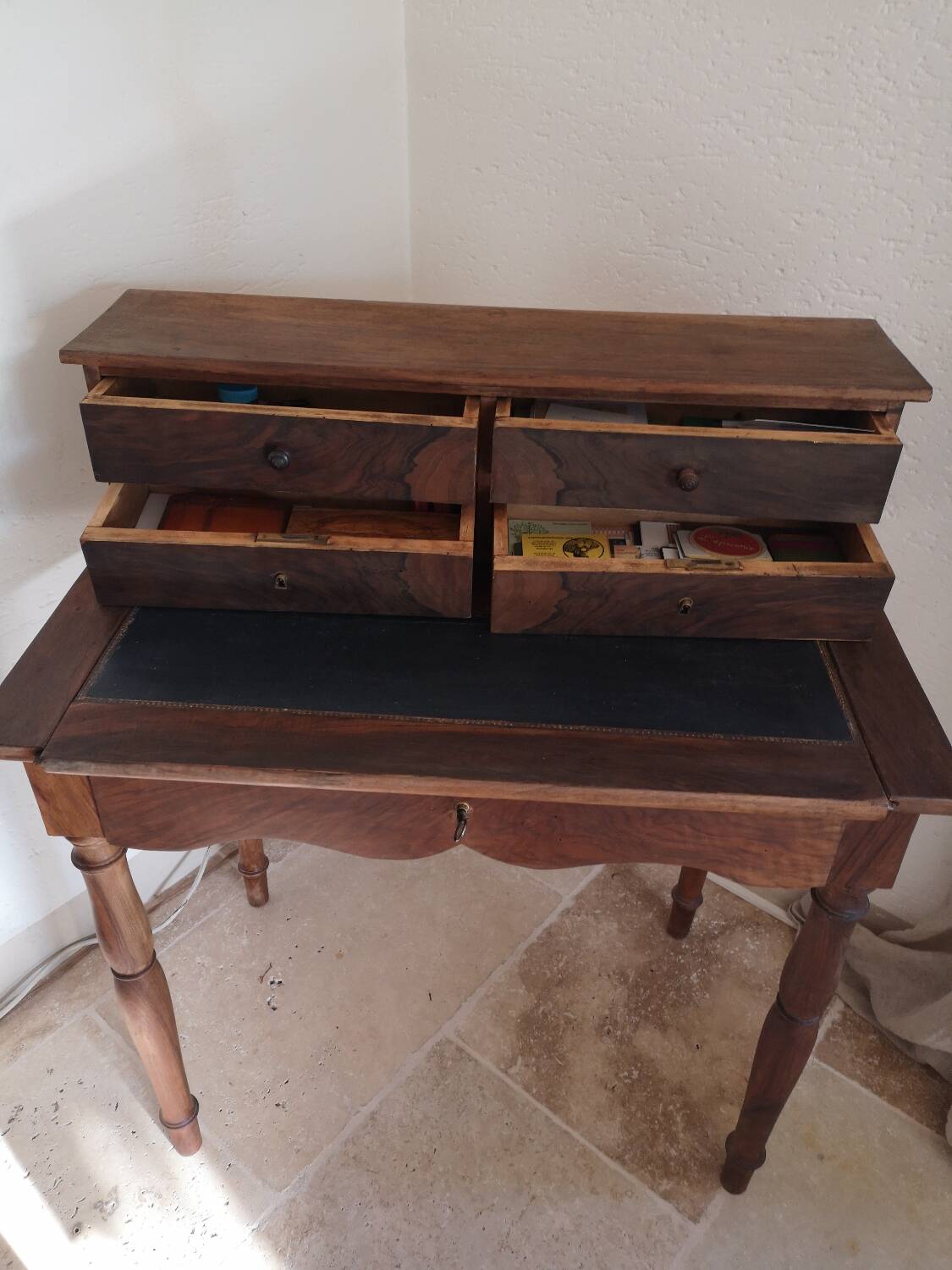 Louis Philippe style stepped lady's desk