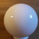 Globe 25cm en verre blanc