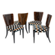 Set of 4 chairs H-214 Jindřich Halabala UP Závody 1950-1959