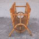 Vintage rattan magazine rack