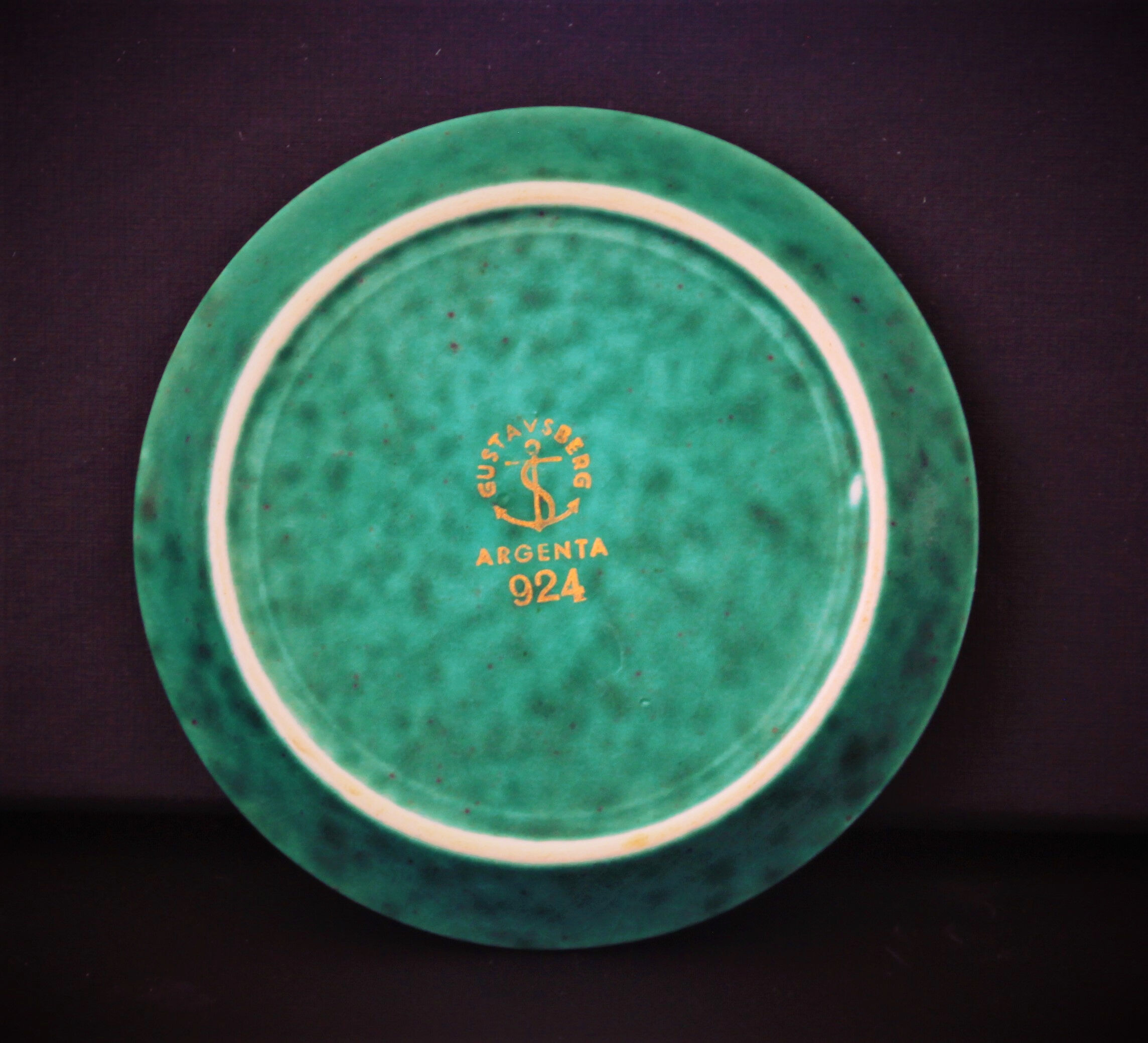 10 ceramic pieces from the Argenta collection by Gustavsberg, Art Deco period (c. 1940)