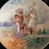 Assiettes décoratives, 3 BCie (Bernardaud) 1 PL, porcelaine, Limoges, lot de 4