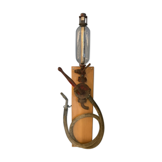 Old wall gas pump