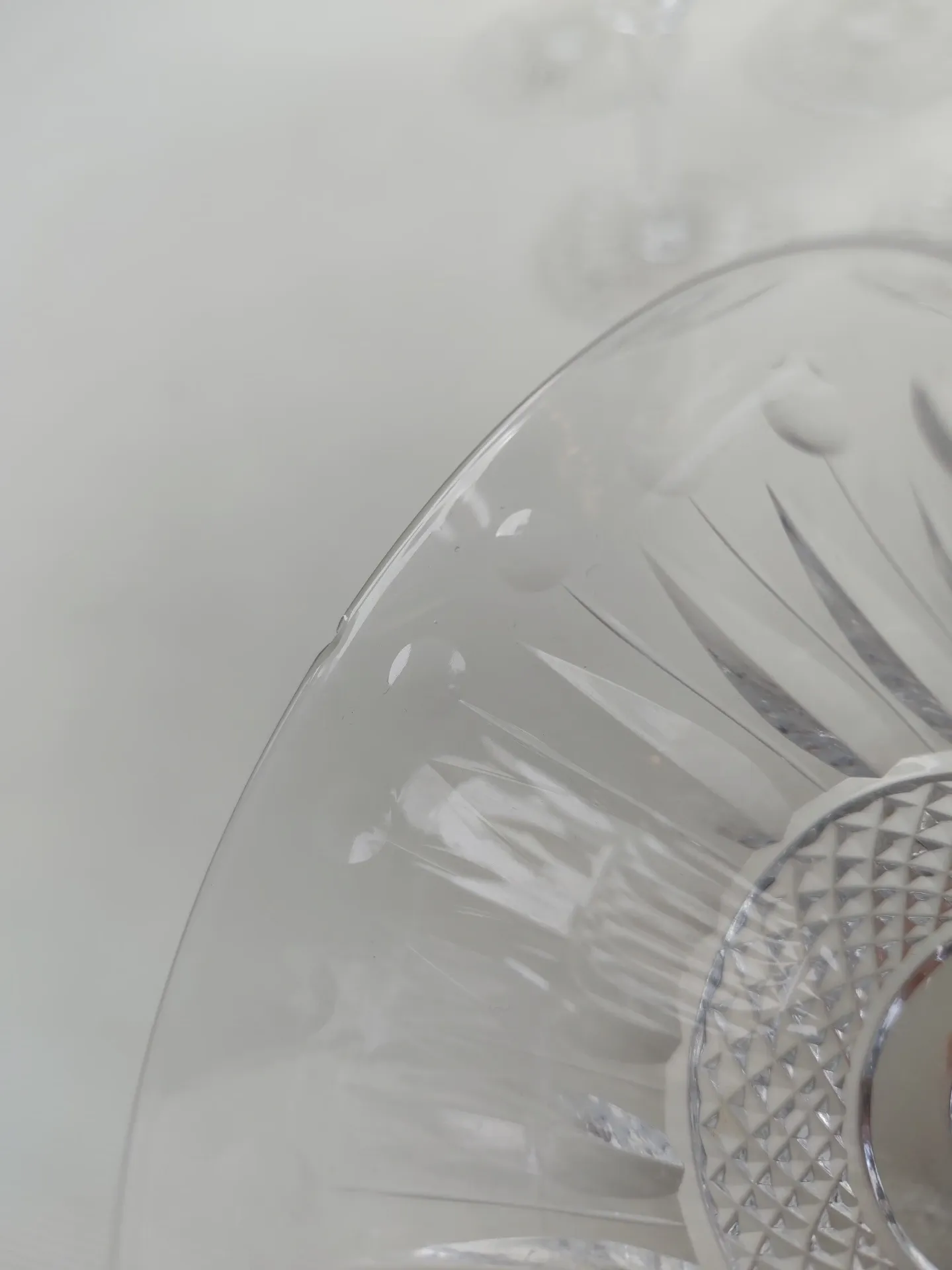 10 crystal glasses from Saint Louis, Tommy model, 15 cm.