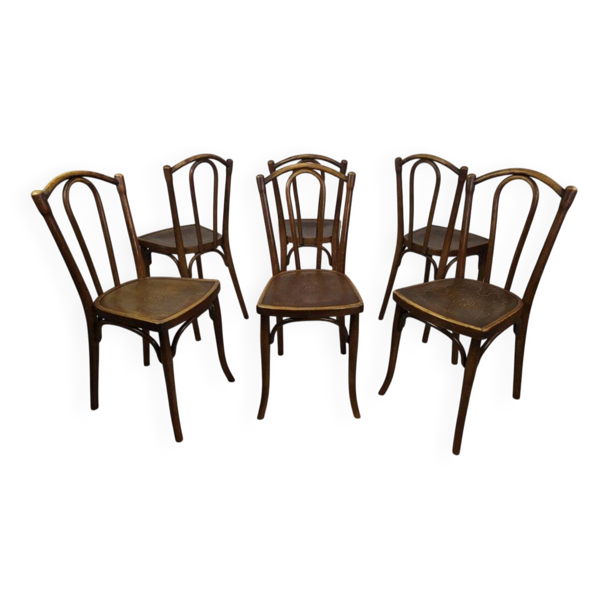 Thonet bistro chairs, set of 6