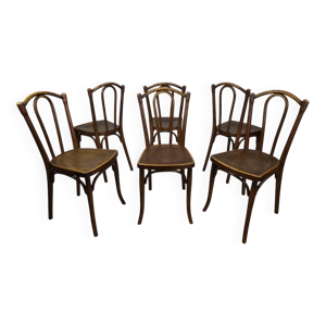 chaises de bistrot thonet, - set