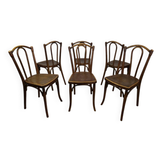 Thonet bistro chairs, set of 6