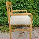 Pair of Jugendstil armchairs in solid ash and sheepskin 1910