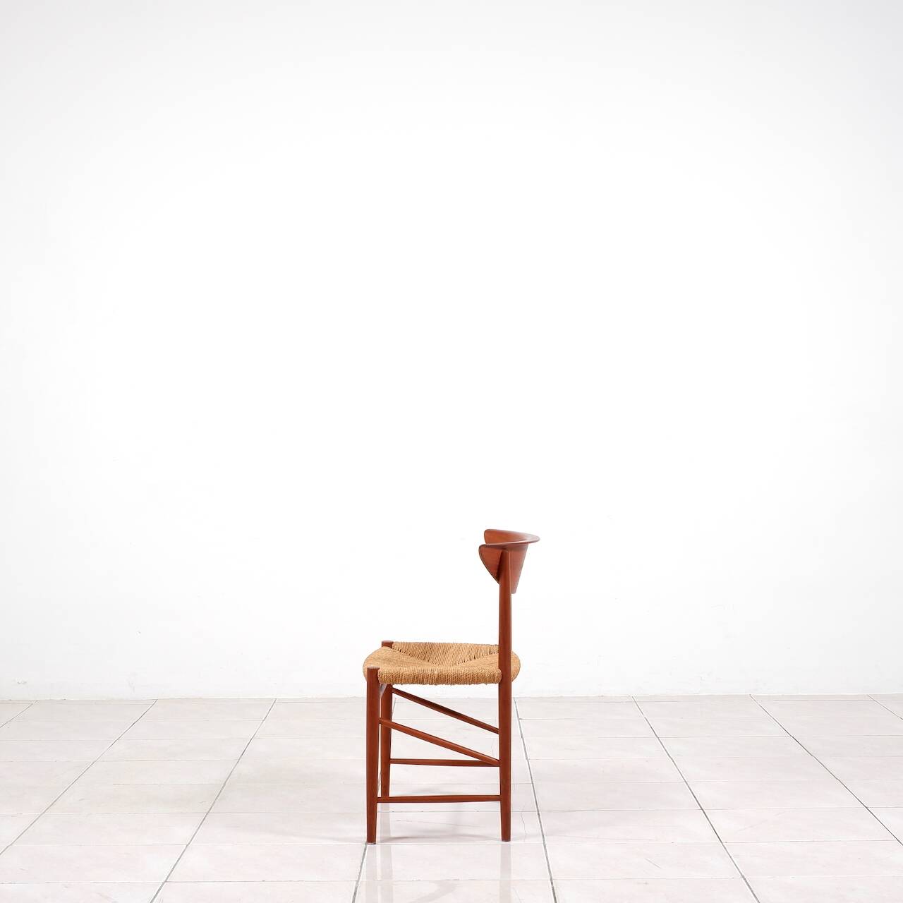 Ensemble de 4 chaises à repas en teck par Peter Hvidt & Orla Molgaard-Nielsen