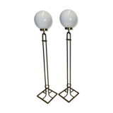 Pair of art nouveau floor lamps, 1920s