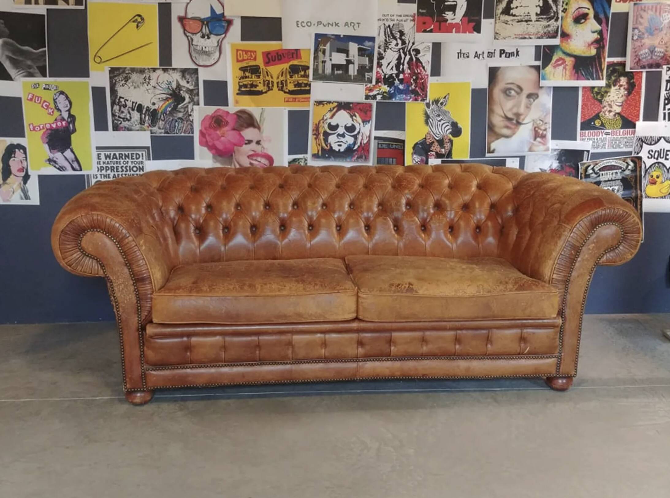 3-seater Chesterfield Sofa