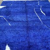 Moroccan rug, blue, 150/250cm