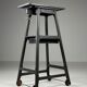 Sculpture pedestal column black