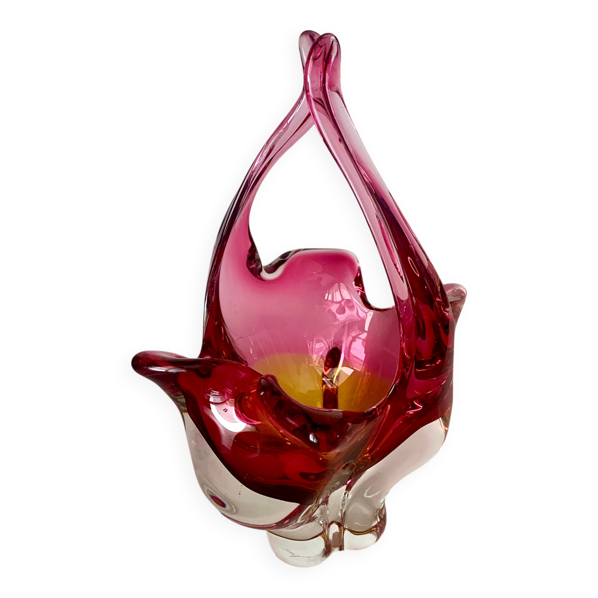 Vase designed by josef hospodek from the czechoslovakian chribska factory.
