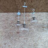 Bubbled glass globe pendant light. RAAK Amsterdam