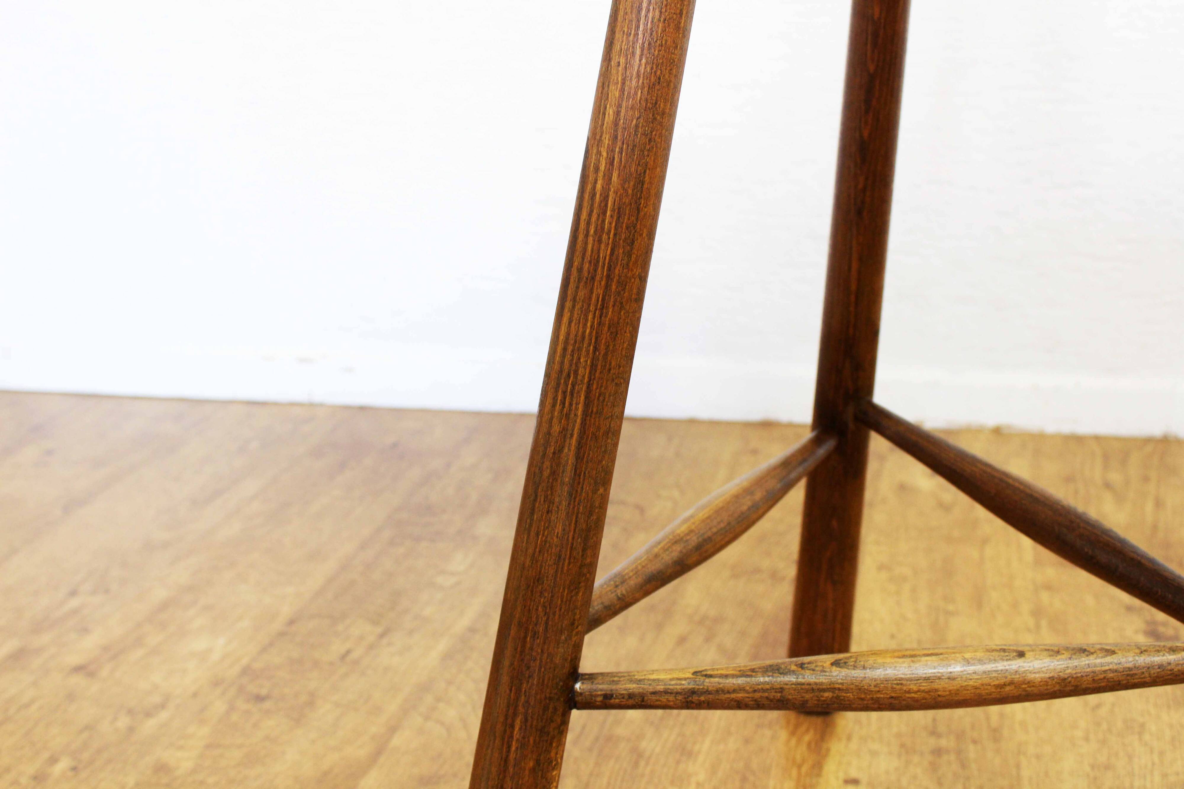 Tabouret de bar en bois massif