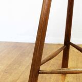 Solid wood bar stool