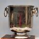 Antique Napoleon III Wine Cooler Ice Bucket Engraved with Griffin Heads