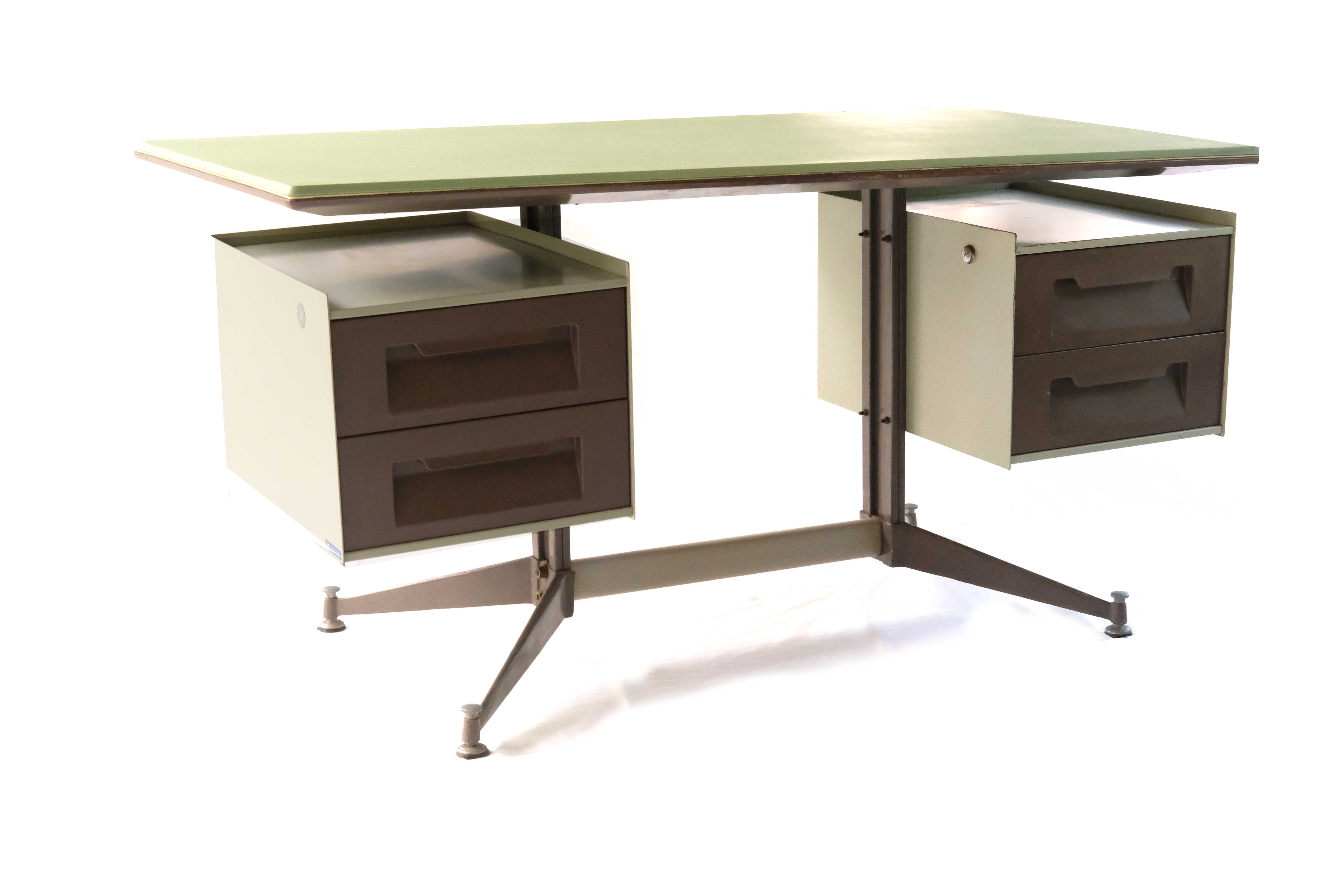 Metal Desk by Metacastelli, Italy 1970's