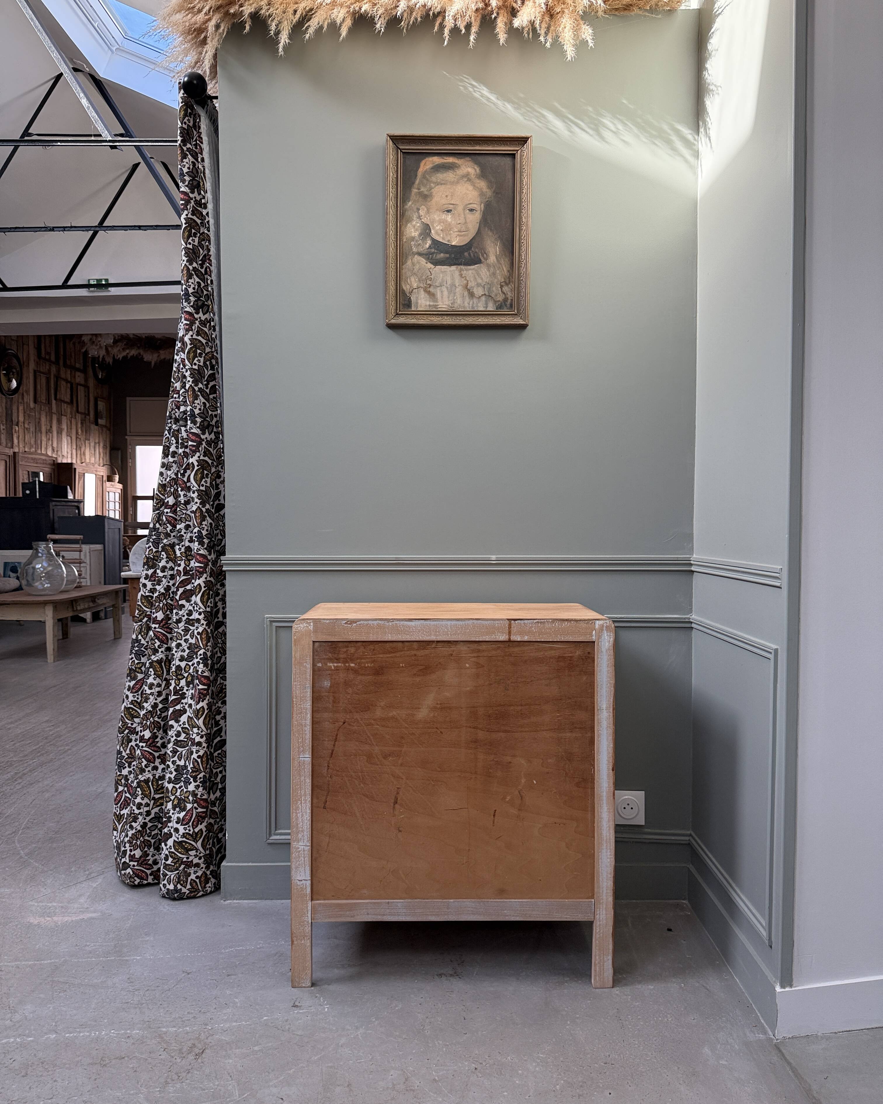 Vintage beech commode (renovated)