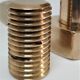 Box case solid brass shape nut bolt design 70s