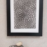 Dessin abstrait 3 noir et blanc au fusain