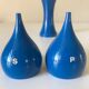Guzzini shakers vintage design 70s