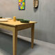 Table de ferme pieds fuseaux (300 cm x 90 cm)