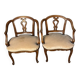 Pair of Venetian armchairs