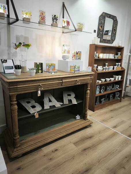 Low buffet console solid oak