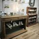 Buffet bas console chene massif