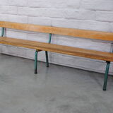 Vintage school bench