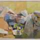 Original Swedish Oil On Canvas – “Stenmur På Alvaret” By Rolf Ingvar Karlsson – Signed – Vintage & Framed – 32 × 29 Cm (12.6" × 11.4")