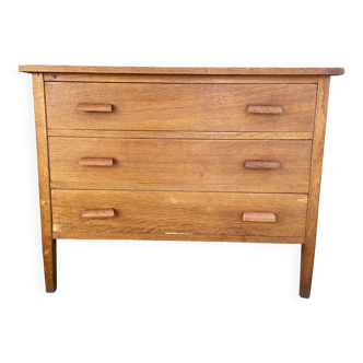 Oak chest of drawers 1950