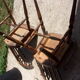Lot de 2 chaises bauman 1960 style western bistrot