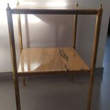 Alabaster harness brass foot